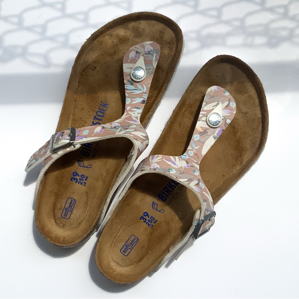 Birkenstock Leaf Slide On Sandals Size 39